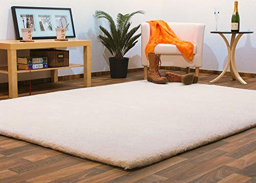 Steffensmeier Berber Teppich Natur aus 100% Schurwolle Royal Kenitra 20/20 Double Wollweiss, Größe: 140x200 cm