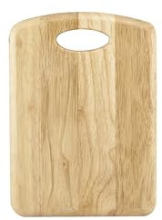 apollo The HOUSEWARES Brand RB Handle Board Small, Natural Rubber Wood, Serving Platter, Charcuterie Cheese Board, Size: Small, Natural