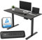 Yaasa Desk Lite Höhenverstellbarer Schreibtisch 120x60 cm Schwarz – Bürotisch mit Automatikfahrt, Memory-Funktion & Kabeldurchlass – Elektrischer Schreibtisch höhenverstellbar, ideal für Homeoffice
