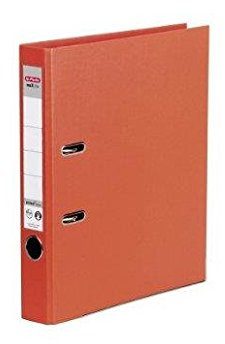 Herlitz Spiralblock, 3 Aktenordner max. file protect plus Polypropylen INT/EXT-Rücken 50 mm orange