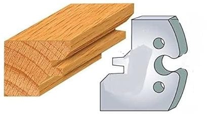 276 : Jeu de 2 fers bouvetage d angle ht 50 mm pour porte outils entr'axe plot 24 mm
