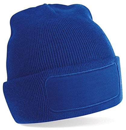 Beechfield B445 Printer's Beanie, Helles Königsblau, Einheitsgröße