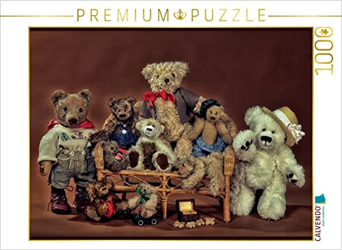 CALVENDO Puzzle EIN Motiv aus dem Kalender Die Teddys sind los | 1000 Teile Lege-Größe 64 x 48 cm Foto-Puzzle für glückliche Stunden