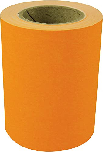 RNKVERLAG CT1939 - Haftnotiz Rolle Nachfüllrolle, 60 mm x 10 m, neonorange, 1 Stück
