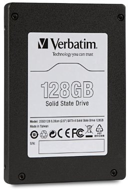Verbatim 128GB internes Solid State Drive (6,4 cm (2,5 Zoll), SATA II) schwarz