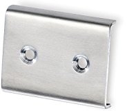 SIRO 1891-52N1 Verbindungsstück zu Garderobenleiste Aton B 52 mm, H 40 mm, Edelstahl gebürstet