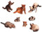 ML051 cat set ver.2 cat 8 animals set 1/35 to 1/32 Garage Kit Figure (japan import)
