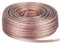 DCSk – 25m - 2 x 1.5mm² - Cable para altavoces – Cable Cobre para altavoces, Adecuado parapara receptores, sistemas estéreo, audio y Hifi, Transparente