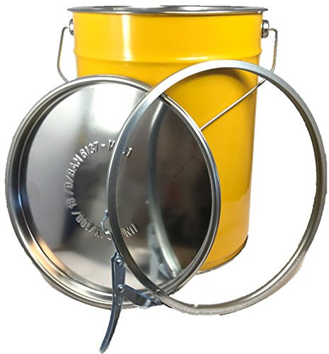 20 Liter Hobbock/Deckelfass Stahlfass Fass Mülleimer Eimer NEU Gelb