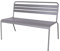 MaximaVida Gartenbank Max aus Metall 120 cm mausgrau