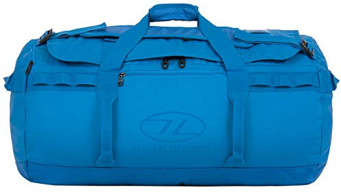 Highlander Sac à dos unisexe avec compartiment rembourré pour ordinateur portable Bleu 90 l