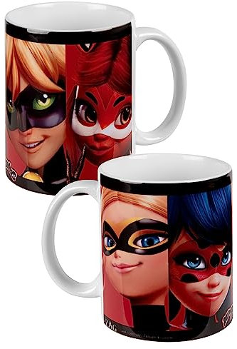 Miraculous Tasse - Ladybug & Cat Noir Kaffeetasse Becher Motiv