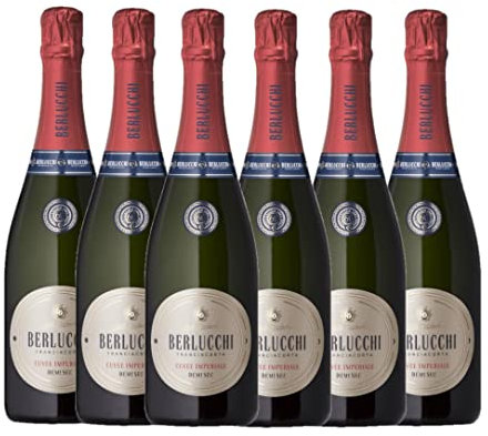FRANCIACORTA BERLUCCHI CUVÉE IMPERIALE DEMI SEC [ 6 bottiglie da 750 ml ]