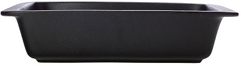 Maxwell & Williams HY0021 Auflaufform oval, 2000 ml – Caviar Black – 31x19,5x6,5 cm, Schwarz matt – Keramik, Geschenkbox