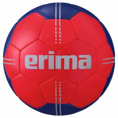 Erima Unisex-Jugendliche Pure Grip No. 3 Hybrid Handball (7202102), rot/New Navy, 2