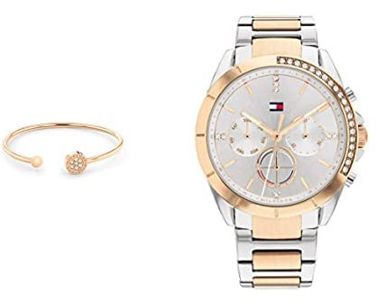 Tommy Hilfiger Damen-Armreif/Armbanduhr 1782387