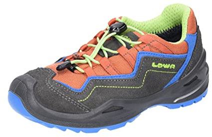 LOWA Jungen Schnürhalbschuhe Robin Evo GTX Lo Outdoorschuh Leder-/Textilkombination Kinderschuhe Uni Kinderschuhe Jungenschuhe Kids
