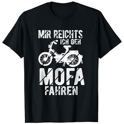 Moped Mofa Roller Fahren Lustiges Geschenk T-Shirt