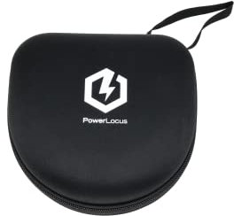 PowerLocus Hartschalen-Tragetasche für On Ear & Over Ear Kopfhörer PowerLocus P1/P2/P4/P6/Marshall/House of Marley/Beats by DRE (Elegantes Schwarz)