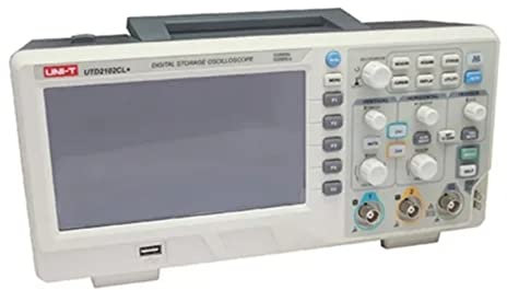 Oscilloscopio digitale UTD2102CL con 2 canali, 100 MHz, 500 MSa/s, 5000 wfms/s, 3 anni di garanzia in Germania
