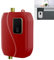 Instant Water Heater, 3000W Tankless Electric Heating Element Energy Efficient Water Heater for in-Line Sinks,Under Sink, and Showers with LCD Display (Red)