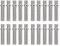 Lot de 20 Goujons de Roue Allongés en Acier forgé à Froid pour Conversion de Roue Allongée 58 Mm de Longueur 41 Mm pour Voitures (M12*1.25-M12*1.5)