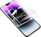 PORRVDP Protector de pantalla de película de hidrogel para iPhone 15, película protectora de TPU suave transparente de 2piezas (NO cristal templado) [Alta sensibilidad] [HD transparente]