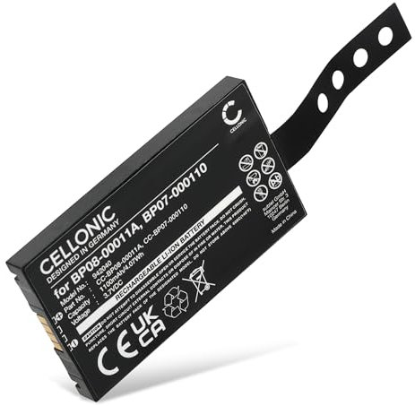 CELLONIC, Barcode-Scanner Akku kompatibel mit Datalogic Memor X3, Memor NFP (1100mAh, 3.7V)