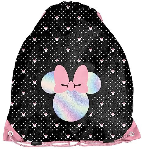 Paso Minnie Mouse Children's Gym Bag 36 x 32 cm, black, M