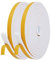 Flintronic Joint Fenetre Isolation Anti Froid, Joint Isolation pour Porte Fenêtre autocollante pour portes, Joint Fenêtre Isolation du bruit, Joint de fenêtre Joint en Mousse(12mm x 6MM x 8M, Blanc)