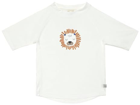 Lässig T-Shirt Anti-UV Manches Courtes Lion Blanc