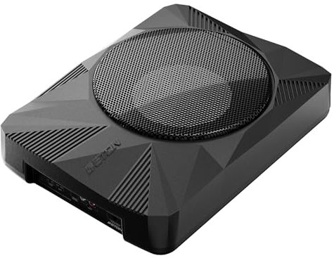 Eton USB 10 AR - subwoofer Attivo sottosella Molto Compatto da 25 cm / 10 Pollici per Auto e Camper, potenti Bassi sottosella Attivi con Amplificatore, woofer a Lunga gittata, 350 Watt