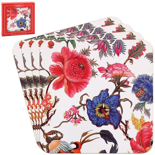 The Leonardo Collection Anthina Untersetzer 4er Set | Untersetzer Set für alle modernen Küchen & Büros | Untersetzer für alle Arten von Tassen & Tassen