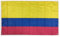 Flagge Kolumbien, groß, 150 x 90 cm, Flagge Kolumbien für Balkon mit 4 Ösen und 4 Kabelbindern (Kolumbien)