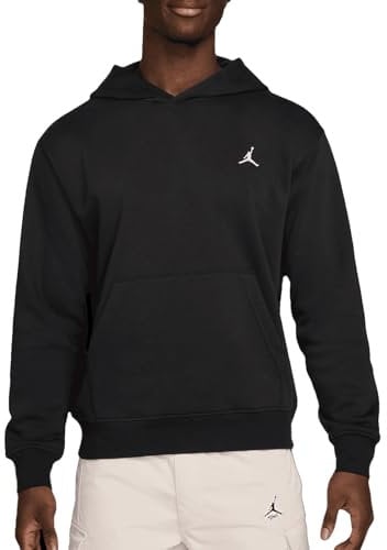 Nike Brkln Fleece Felpa con Cappuccio da Uomo Black/White S