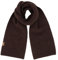 Meliyya Kinder Winter Strickschal 6% Wolle Mädchen Jungen Einfarbiger Halstuch 130 * 16cm Langer Schal, Kaffeebraun