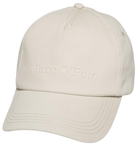 Marc O'Polo Herren Cap aus Bio-Baumwolle mit Logo, Grau (Dapple Gray), One Size