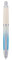 Jinhao 10 Series Press Fountain Pen Gradient Blue Retractable Fine Nib with Ink Converter and Metal Pen Box Set (Silver Clip Version)