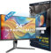 SOPPY Paquete de 2 protectores de pantalla con bloqueo de luz azul para monitores de computadora de 24 pulgadas, película antirreflejos y protección ocular con diseño extraíble (relación de aspecto 16