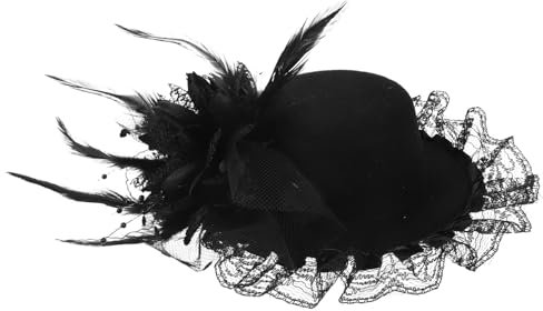 Holibanna Mini Hut Für Damen Mit Feder Und Modische Und Elegante Teeparty-hüte Fascinator Für Haar Geeignet Für Verschiedene Anlässe Wie Geburtstage Und Familienfeiern
