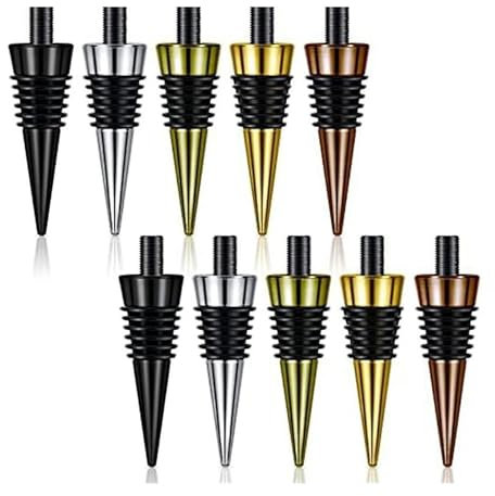 40PCS Blank Wine Bottle Stoppers with Threaded Metal Inserts for DIY Wood Turning Projects, Applicable to Home and Events