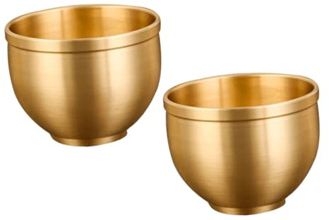 ARTSEWPLY 2 pezzi Tazze da Tè Vintage in Resistenti e Stabili Tazze da Desktop Decorative in Stile Cinese Antico per Uso Domestico e Regalo Elegante