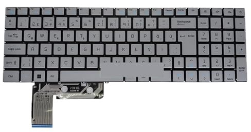 ZGGOZDH Türkische TR-Tastatur für Casper für Nirvana C550 C600 C500 .1115 1135 .1255 .1235 Notebook V6329B V6329A(Turkish v6329B)