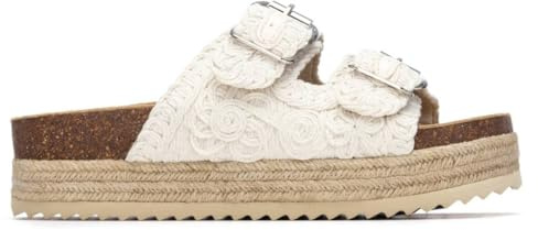 REFRESH - Sandalen Damen Beige - Bequeme und vielseitige Schuhe - Casual Mode - Modell 17501301 (Größe 38)