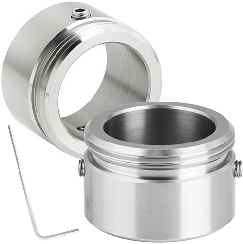 2pcs 304 Edelstahl Heizkörperthermostat-Adapter, M30x1,5 Heizungsventil adapter für RA/RAV/RAVL Ventile, Heizkörper Zubehör mit Sechskantschlüssel, für Danfoss Heizkörperventile