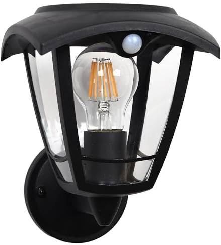Lumisky Solar-Außenwandleuchte, LED, warmweiß, Lumax WALL Höhe 22 cm