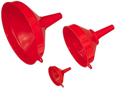 Sealey F98 Funnel Set 3 Piece Fixed Spout