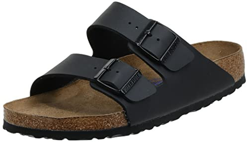 Birkenstock 551253 Arizona SFB black, Birko Flor Uomo, Black EU 46