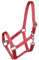 Pfiff 005543 Halfter, Weidehalfter Stallhalfter, Kunststoff Bordeaux Cob Vollblut