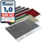 Floordirekt PRO Repräsentative Fußmatte Profi Brush - Testurteil Sehr Gut - Schmutzfangmatte mit Alu Rahmen für außen und innen - Verschiedene Bürsten Farben und Größen (50x80cm Blau)